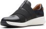 Clarks Stijlvolle leren sneakers voor dames Zwart Dames - Thumbnail 4