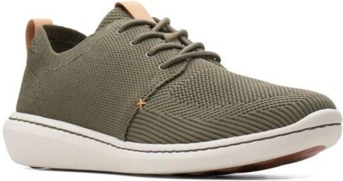 Clarks Sportieve Groene Herensneaker Green Heren