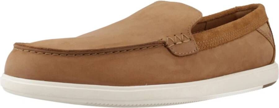 Clarks Stijlvolle Bratton Loafers voor Mannen Brown Heren