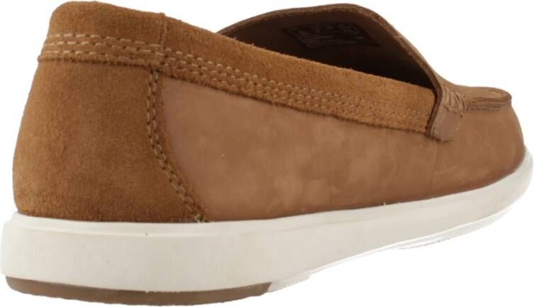 Clarks Stijlvolle Bratton Loafers voor Mannen Brown Heren