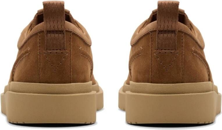Clarks Stijlvolle Bruine Vrijetijdssneakers