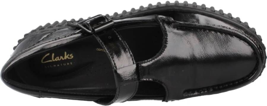 Clarks Stijlvolle Flats voor dagelijks gebruik Black Dames
