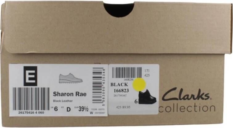 Clarks Stijlvolle Leren Veterschoenen