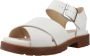 Clarks Stijlvolle Platte Sandalen voor Vrouwen White Dames - Thumbnail 4
