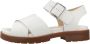 Clarks Stijlvolle Platte Sandalen voor Vrouwen White Dames - Thumbnail 5