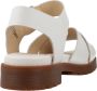 Clarks Stijlvolle Platte Sandalen voor Vrouwen White Dames - Thumbnail 6
