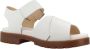 Clarks Stijlvolle Platte Sandalen voor Vrouwen White Dames - Thumbnail 7