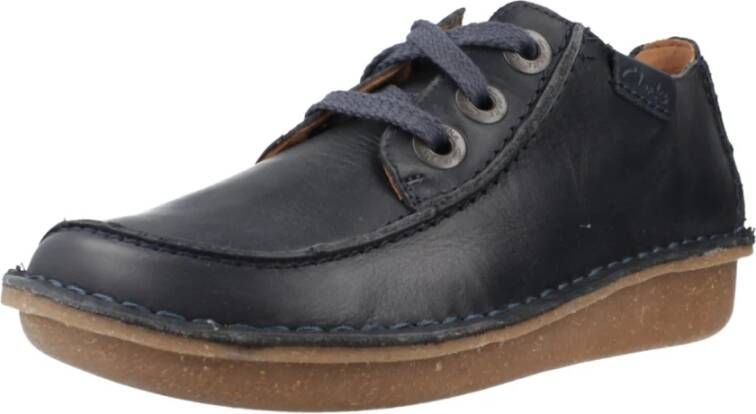 Clarks Stijlvolle Veterschoenen Funny Dream Blue Dames