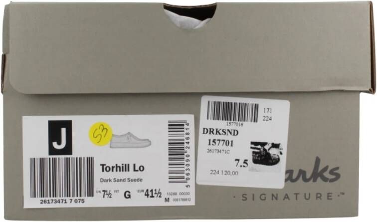 Clarks Stijlvolle Veterschoenen voor Heren Brown Heren