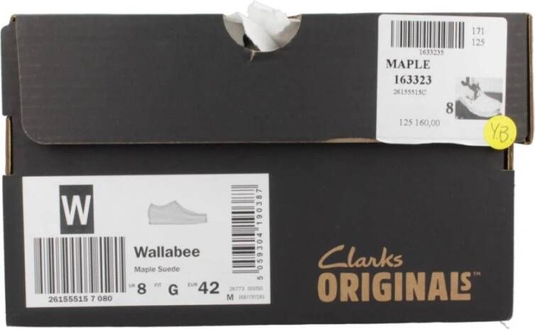 Clarks Stijlvolle Wallabee Veterschoenen