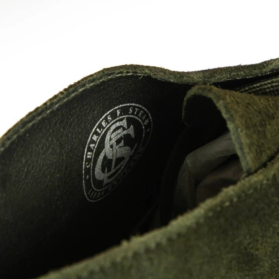 Clarks Suede Heren Moccasin Schoen Green Heren