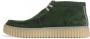 Clarks Suede Herenschoenen Herfst Winter Collectie Green Heren - Thumbnail 4