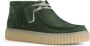 Clarks Suede Herenschoenen Herfst Winter Collectie Green Heren - Thumbnail 5