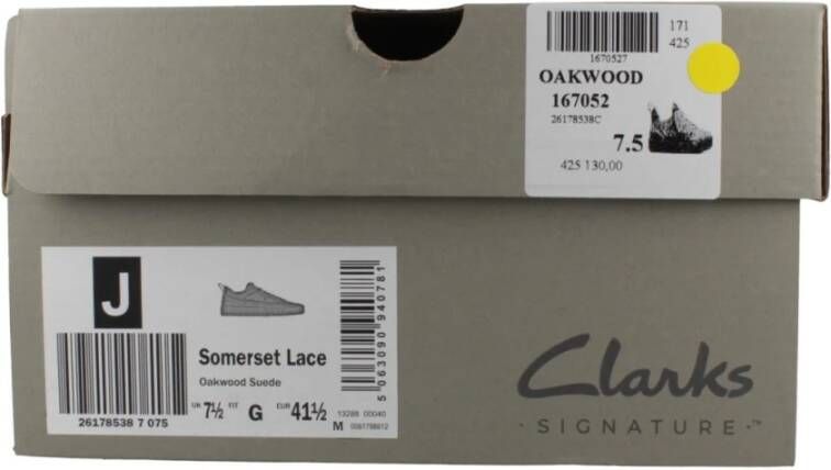 Clarks Suede Lace Sneakers
