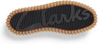 Clarks Suede Platte Rubberen Zool Schoen Black Dames