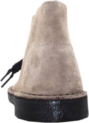 Clarks Suède Veterschoenen voor Mannen Gray Heren