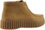 Clarks Tan Nubuck Casual Schoenen Brown Dames - Thumbnail 2