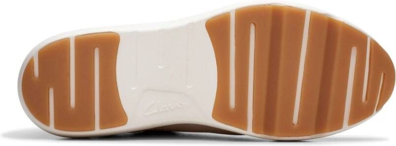 Clarks Beige Zip Sneakers Beige Dames