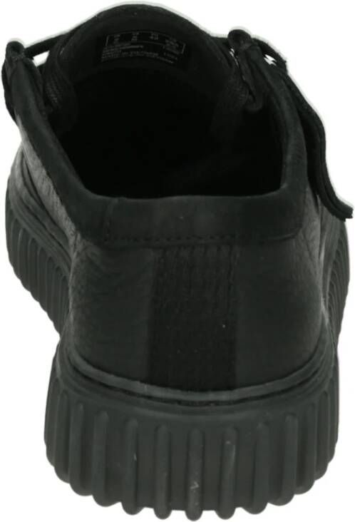 Clarks Torhill LO Casual Schoenen Zwart Leer