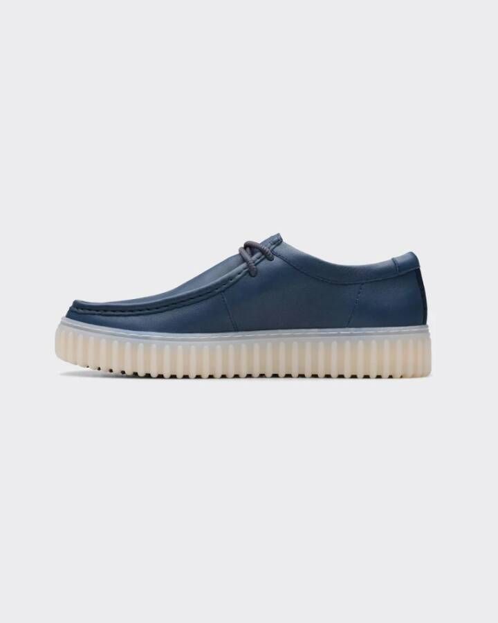 Clarks Torhill Lo Herenschoen Blue Heren