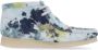 Clarks Turquoise Tie Dye Wallabee Laars Multicolor Heren - Thumbnail 3