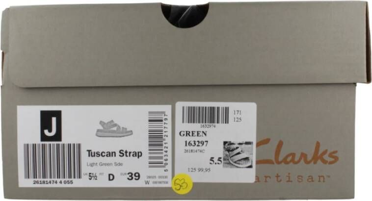 Clarks Tuscan Strap Flat Sandals