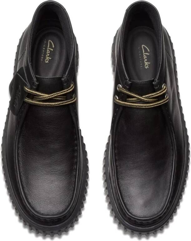 Clarks Vintage-geïnspireerde smart-casual schoen Black Heren