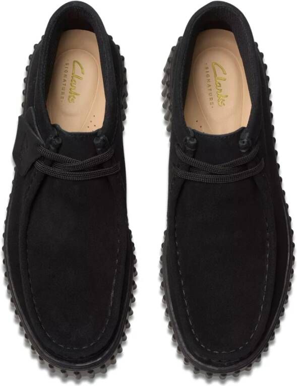 Clarks Vintage-geïnspireerde Torhill Moss schoen Black Dames