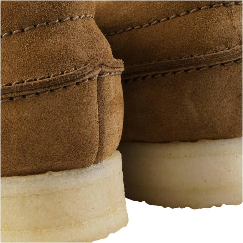 Clarks Wallabee Boat Camoscio Veterschoenen