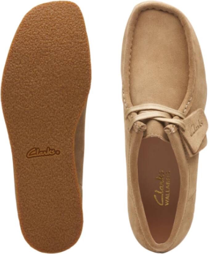 Clarks Wallabee EVO Schoenen Beige Dames