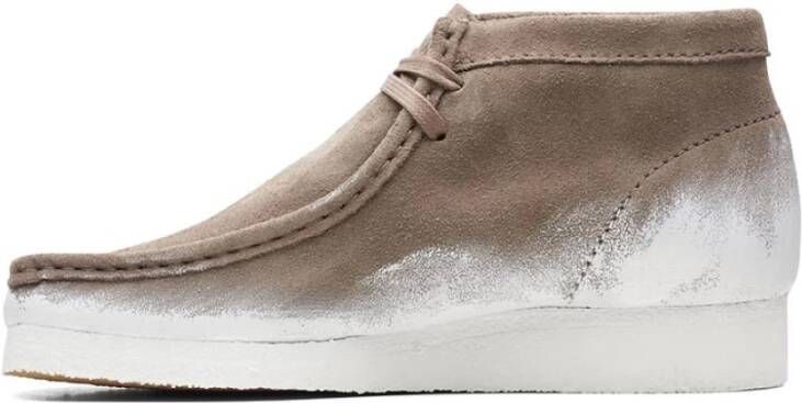 Clarks Wallabee Suede Chukka Laarzen Bruin Beige Heren
