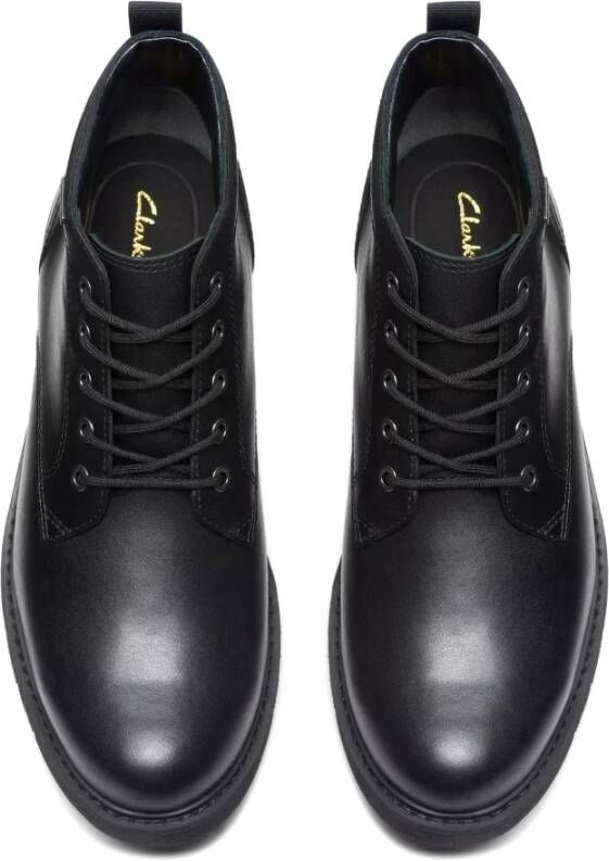 Clarks Waterdichte enkellaars zwart Black Heren