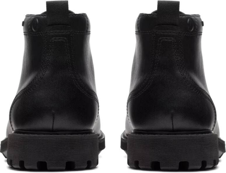 Clarks Waterdichte enkellaars zwart Black Heren