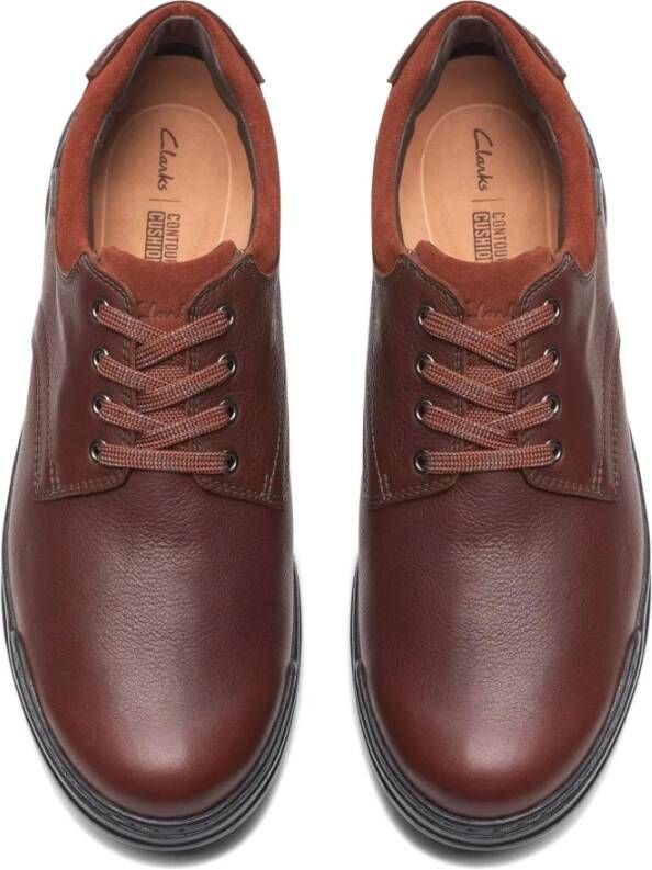 Clarks Waterdichte Veterschoen Bruin Brown Heren