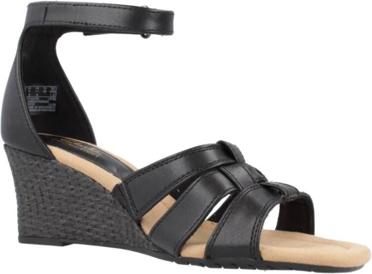 Clarks Wedges Black Dames