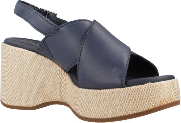 Clarks Wedges Blue Dames