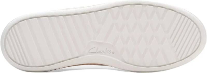 Clarks Witte damessneakers Hollyhock Walk