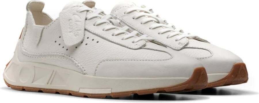 Clarks Witte Speed Vrijetijdssneakers White Heren