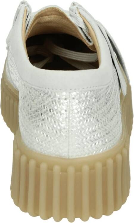 Clarks Zilveren Lage Sportieve Schoenen