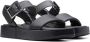 Clarks Zwarte Band Platte Sandalen Vrouwen Black Dames - Thumbnail 3