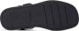 Clarks Zwarte Band Platte Sandalen Vrouwen Black Dames - Thumbnail 5