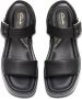 Clarks Zwarte Band Platte Sandalen Vrouwen Black Dames - Thumbnail 7