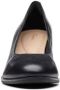 Clarks Zwarte brede pasvorm damespomp Black Dames - Thumbnail 5