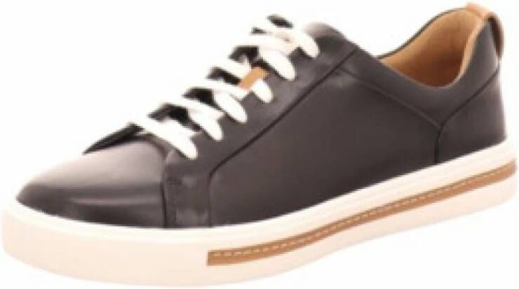 Clarks Zwarte damessneaker comfortabel en veelzijdig
