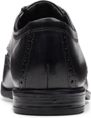 Clarks Zwarte Leren Brogue Schoenen Black Heren