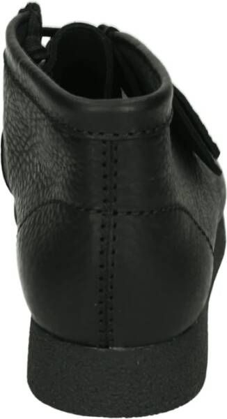 Clarks Zwarte leren casual mid-top laars