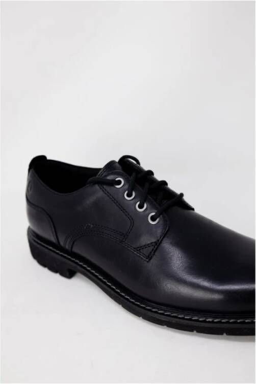 Clarks Zwarte Leren Pumps Black Dames