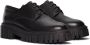 Clarks Zwarte Leren Veterschoenen Page Walk Black Dames - Thumbnail 3