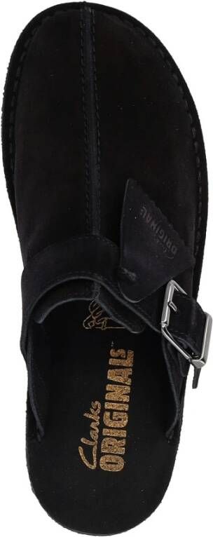 Clarks Zwarte TrekWedge Mule Black Dames