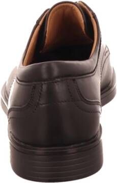 Clarks Zwarte Veterschoenen Black Heren